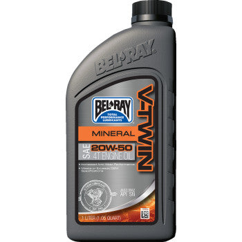 3601-0249 BEL RAY 20W50 MINERAL/CONVENTIONAL ENGINE OIL